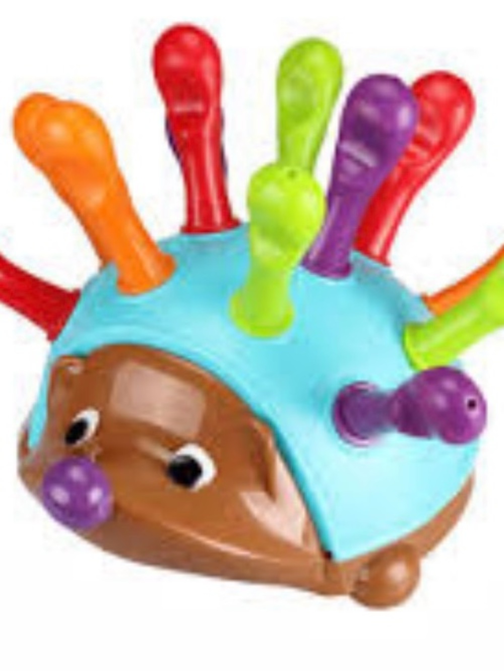 Learning resources Colorful Hedgehog Pop Peg Toy - Multicolor